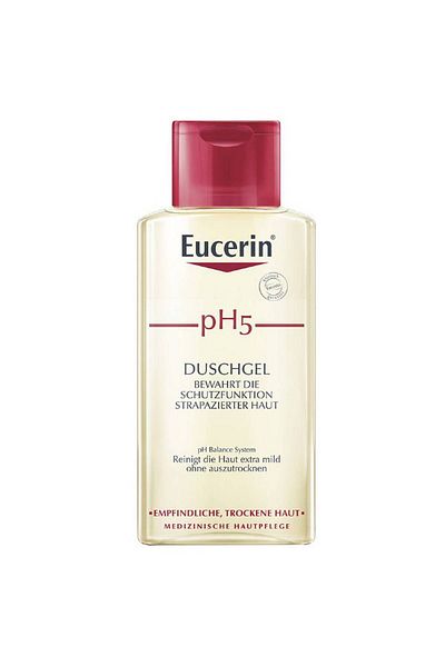 Eucerin Shower Gel, Eucerin, pH5, Moisturizes and Repairs Dry Skin, with Dexpanthenol, Soap Free, 400ml
