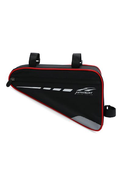 AUTOSMART Zipper Closure Polyester Bike Bag with Adjustable Handles