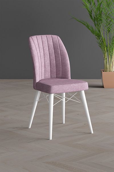 Casafun Scaun Cafe Fun, productie speciala pentru cafenea, restaurant si terase HORECA, picioare lemn ALB