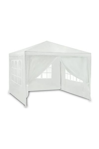 shumee Pavilion de grădină alb 3x3m 4936