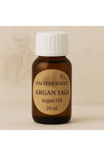HACIFAKIOĞLU Argan Oil 20ml 100% Pure and Natural Argan Oil 20ml Cold Pressed