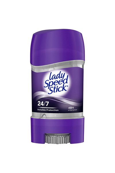 Lady Speed Stick Antiperspirant Gel, Lady Speed Stick, Invisible Protection, 48h Persistence, for Women, 65gr