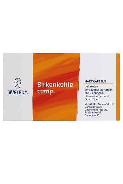 Weleda Carbune Activ, Weleda, Birkenkohle, Tratament pentru tulburări digestive, 20 de comprimate