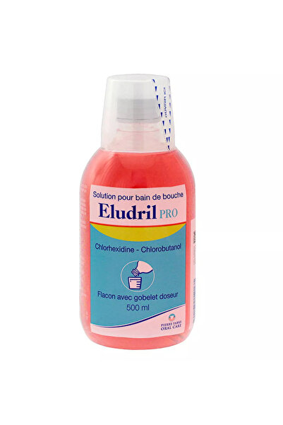 Pierre Fabre Apă de gură, Pierre Fabre, Eludril, pentru afecțiuni orale și calmarea durerilor gingivale, 500 ml