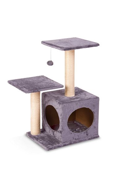 shumee Cat scratching post 71 cm DR-263 Pethaus with mouse, gray
