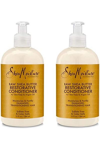 Shea Moisture Conditioner Revitalizing with Raw Shea Butter, 13 Ounce, Pack of 2, for Dry Hair