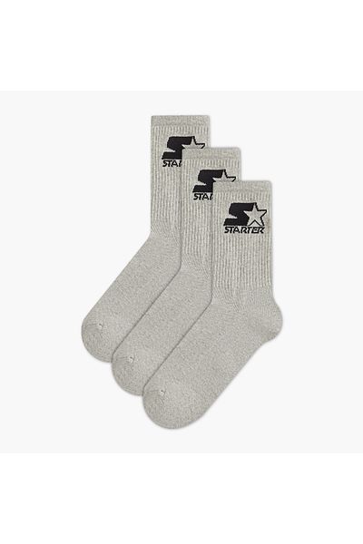 Starter Set of 3 - Starter Ribbed Crew Length Socks