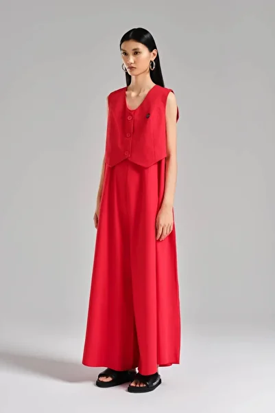 tw3 Women's Vest Two Piece Design Salopet Jumpsuit