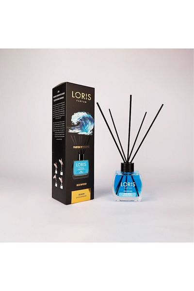 Loris Odorizant Camera cu Betisoare Loris Ocean 120 ml