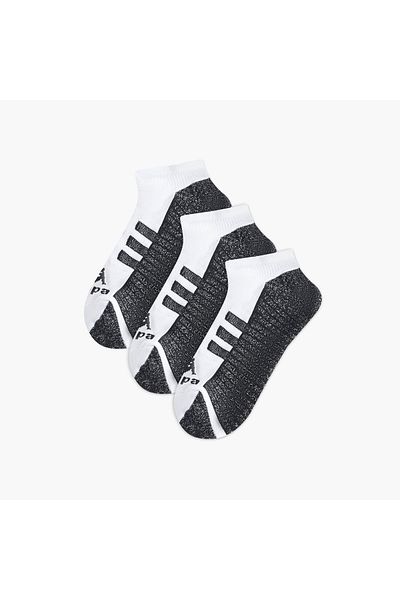 Kappa Set of 3 - Kappa Striped Ankle Length Half Terry Socks