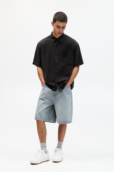 Pull & Bear Short sleeve flowing shirt