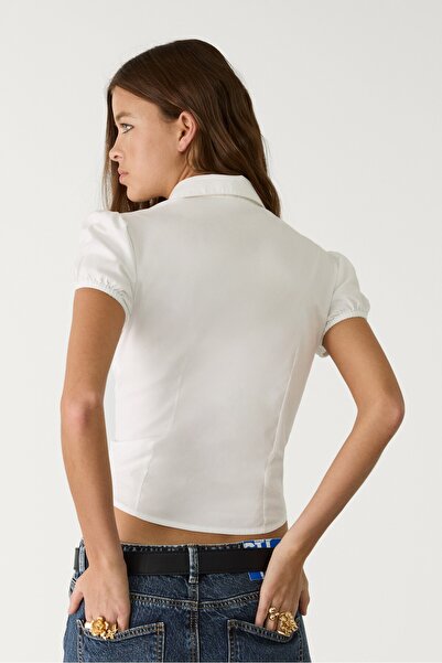 Stradivarius Fitted short sleeve shirt