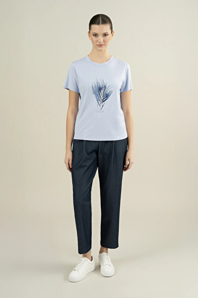 IDYL بلوزة بتفاصيل مطبوعة