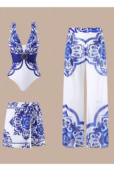 CN New Women's Swimsuit Set Set of 3
