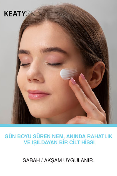 KEATY Intensive Moisturizing Cream on Water Base |   24 Hour Deep Moisture |   For Dry & Sensitive Skin |   Hyaluronic Acid