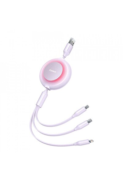 Baseus Retractable Data Cable - Baseus Bright Mirror 2 (CAMJ010005) - Purple