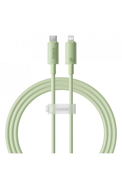 Baseus Cable Type-C to Lightning, Fast Charging, 20W, 480Mbps, 2m - (P10360201631-01) - Green