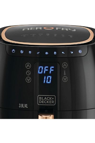 Black&Decker 7-In-1 Multifunction Non-stick Digital Air Fryer with Detachable Food Basket 8.6 Liter