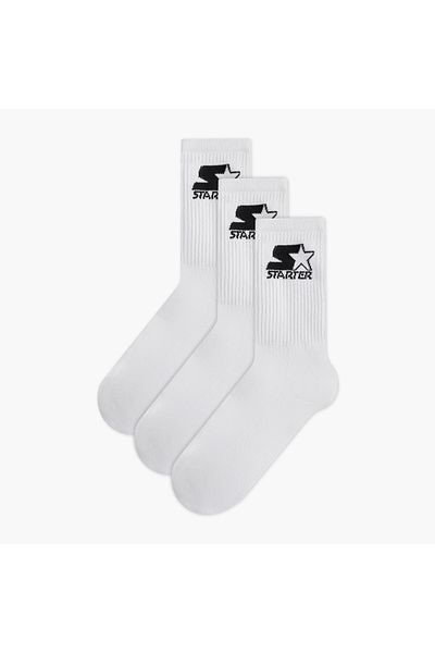 Starter Set of 3 - Starter Ribbed Crew Length Socks