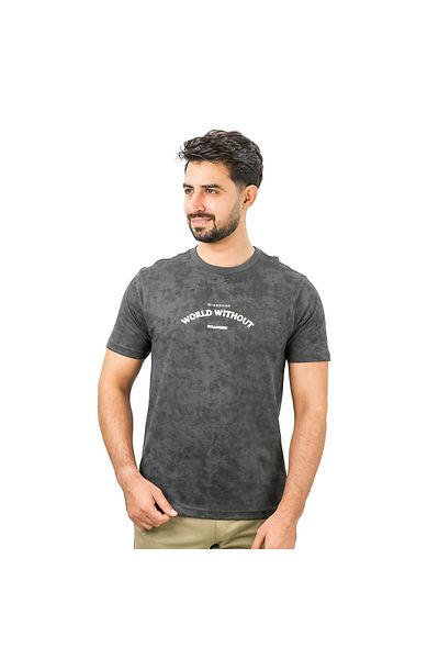 Giordano Men's All-Over Print Slim Fit Tee