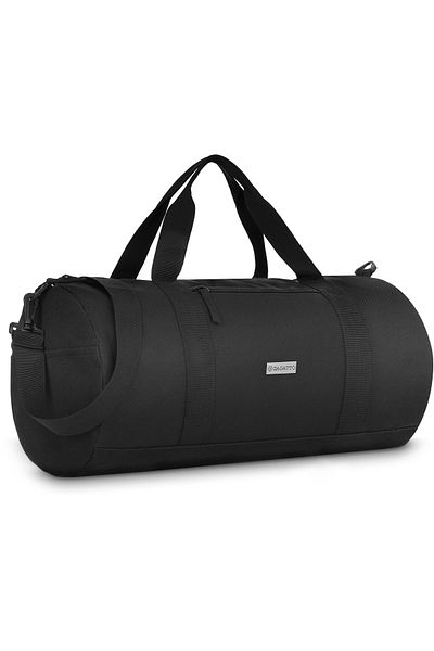 zagatto Black tube-shaped travel bag 16L, waterproof, unisex, for gym or airplane, ZG758