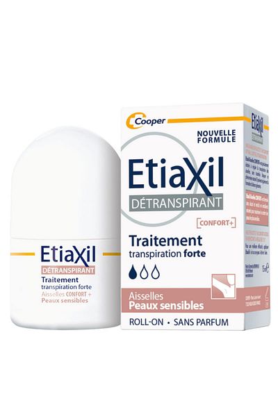 Etiaxil Antiperspirant, Etiaxil, Against Moderate Perspiration, for Sensitive Skin, 48h Protection, 15ml