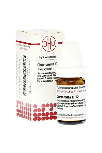 DHU Homeopathic Granules, DHU, Schussler, Chamomilla D12, Calming Effect, 10gr, 200 pcs.