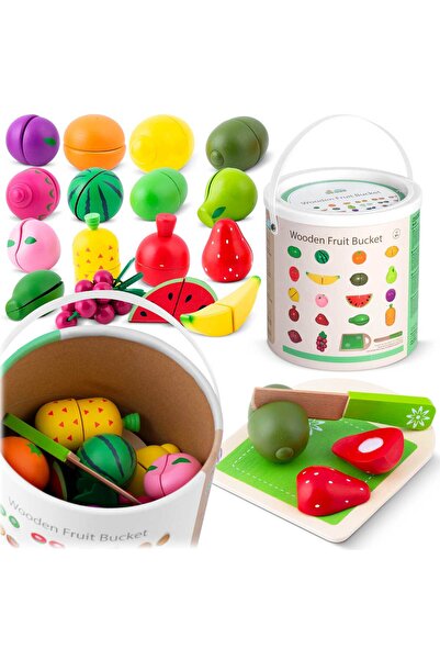 shumee Jucărie din lemn cu fructe pentru tăiat RK-872 Ricokids