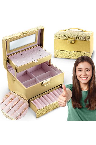 shumee Jewelry box MS-705 Massido - gold