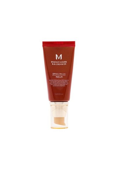 Missha BB Cream, Missha Perfect Cover, 50ml, Light Beige