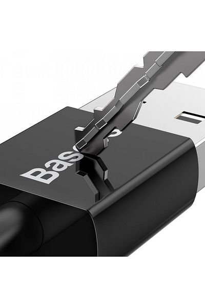 Baseus Usb To Micros-usb Data Cable, 2a, 1m, Superior Series (CAMYS-01) - Black