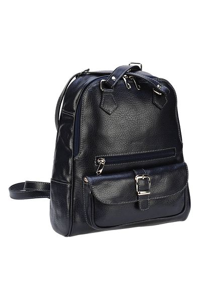 Magazinul de genti Women's backpack/bag made of soft natural leather, model 194,