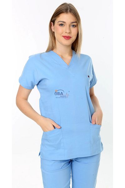 İBA MEDİKAL Costum medical unisex Flexcool albastru - L