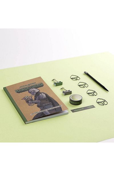 Scottex Stationery set, The Mandalorian, 10 pieces, green