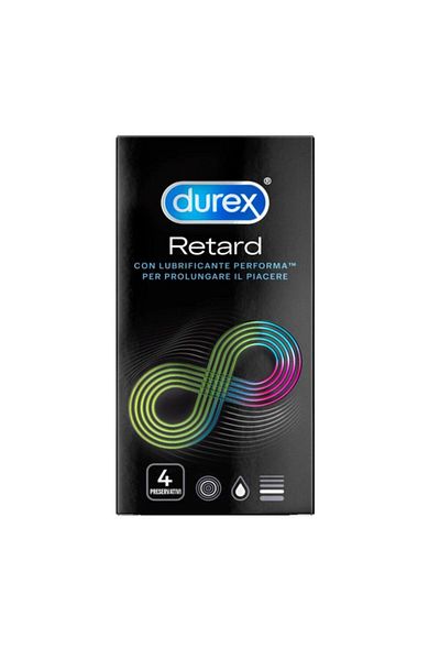 Durex Durex Retard Condoms, 4 pieces, Performa lubrication
