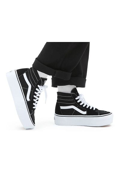 Vans Ua Sk8 Hi Tapered Stackform Women Casual Shoes Vn0A5Jmkbmx1 Black
