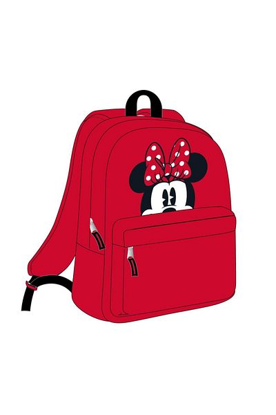 Disney Ghiozdan școlar fete, Minnie Mouse, roșu, 41 cm