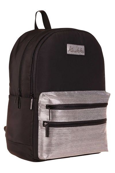 KAUKKO Rucsac de școală negru pentru fete Magic Dreams cu patru compartimente (școală primară+liceu) - K1813