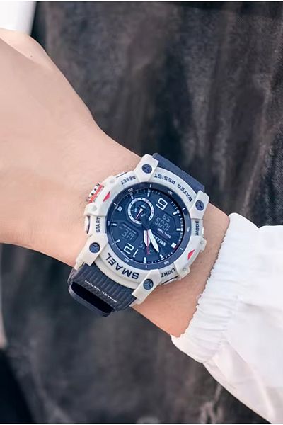 SMAEL 8007 Dual Time Sport Men's Wrist Watch