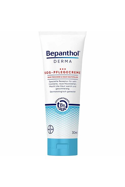 Bayer Cremă de corp, Bayer, Bepanthol, Derma SOS, efect intensiv de hidratare și reparare, 30 ml