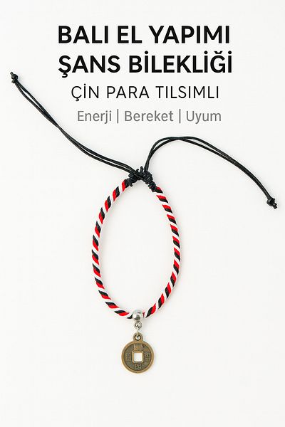 materialist 🧧   Bali Handmade Lucky Bracelet – Chinese Money Talisman
