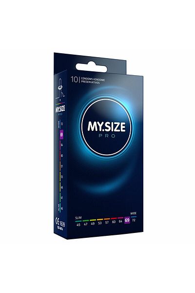 Mysize PRO Condoms, MY.SIZE Pro, 69 mm, 10 pieces