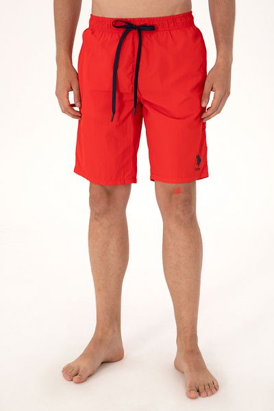 U.S. Polo Assn. Men's Red Swim Shorts 50300031-Vr030