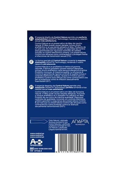 control Latex condoms, Control, Nature, 6 pieces