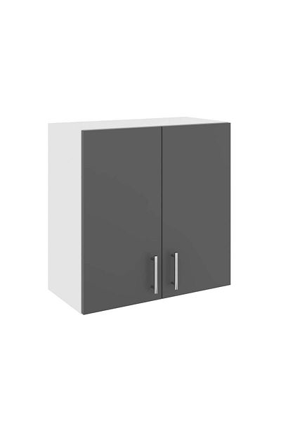 haaus.ro Corp Superior haaus Karo, 2 Usi, Antracit/Alb, 60 x 30 x 60 cm