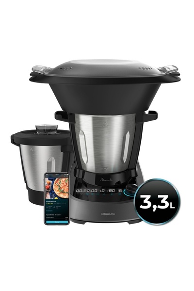 CECOTEC Robot de bucătărie Cecotec Mambo 11090, 1600 W, Negru