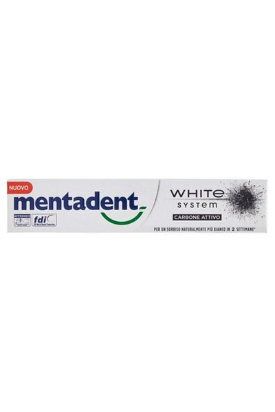 Bontadent Pastă de dinți Mentadent, cărbune activ, 75 ml