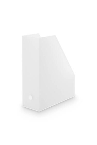 Muji Polypropylene Stand File Box, W10 x D27.6 x H31.8cm, A4, Clear