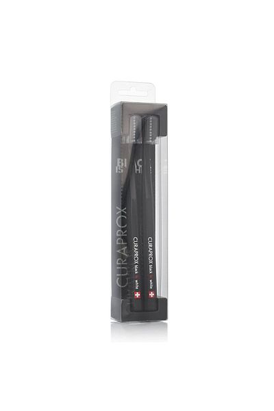 Curaprox Toothbrush, Curaprox 5460, black, set of 2 pieces