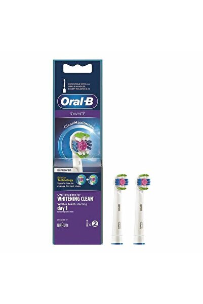 Intimichic Capete de Periuță de Dinți, Oral-B, 3D White Whitening Clean, 2 buc.